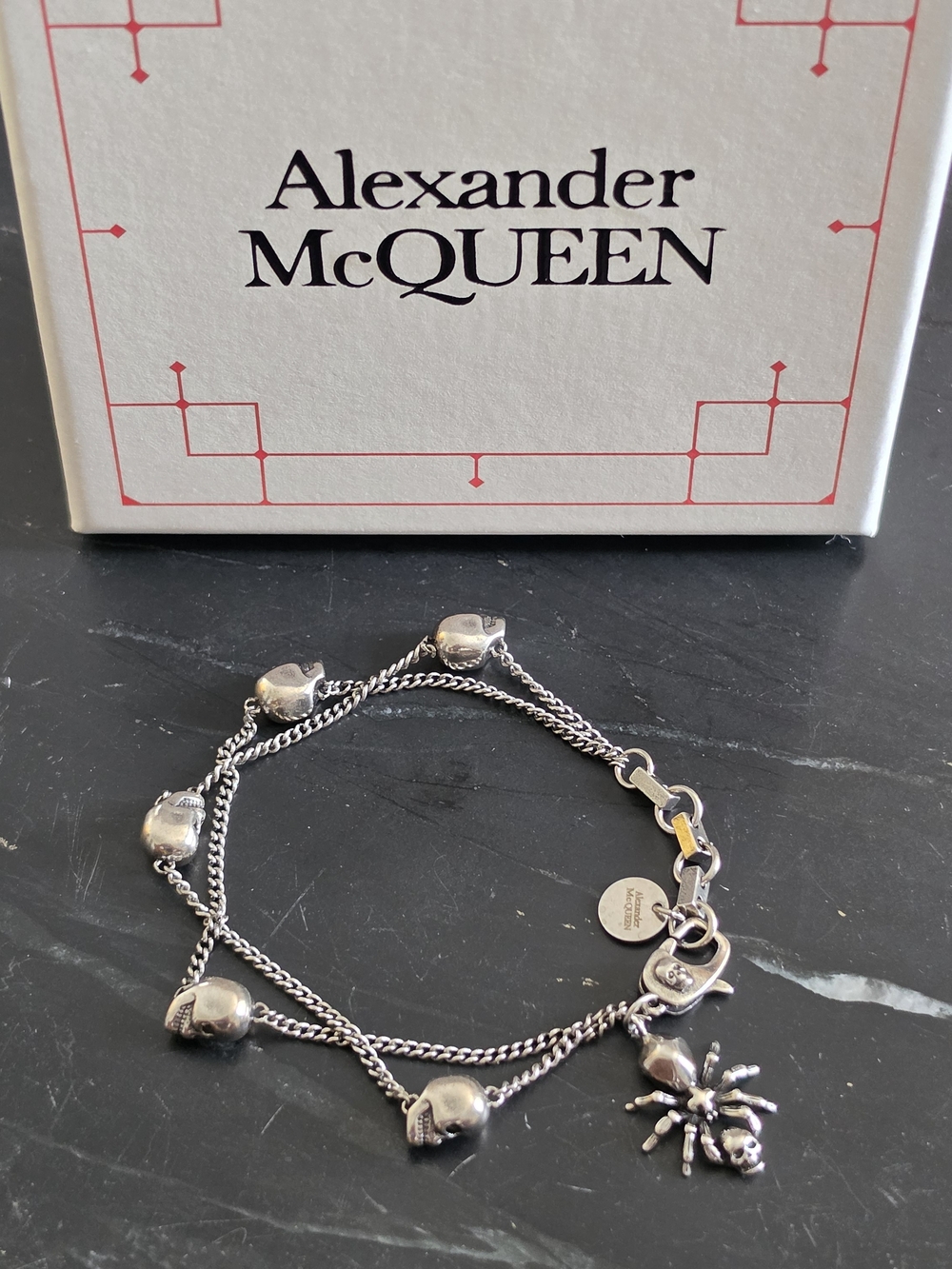 Alexander MCQUEEN Skulls and Spider bracelet